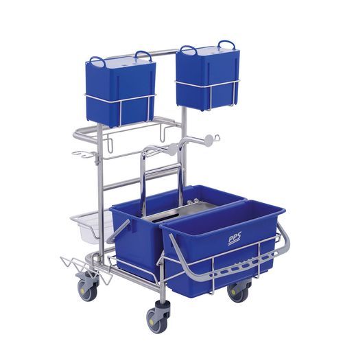 Úklidový vozík pro čisté prostory Clino® CR4 MF-CR