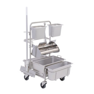 Úklidový vozík pro čisté prostory Clino® CR4 FP-GMP